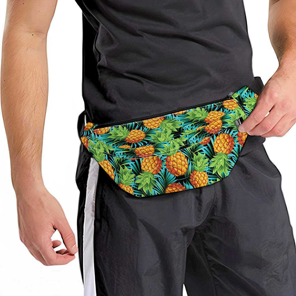 Exotic Tropical Pineapple Pattern Print Fanny Pack