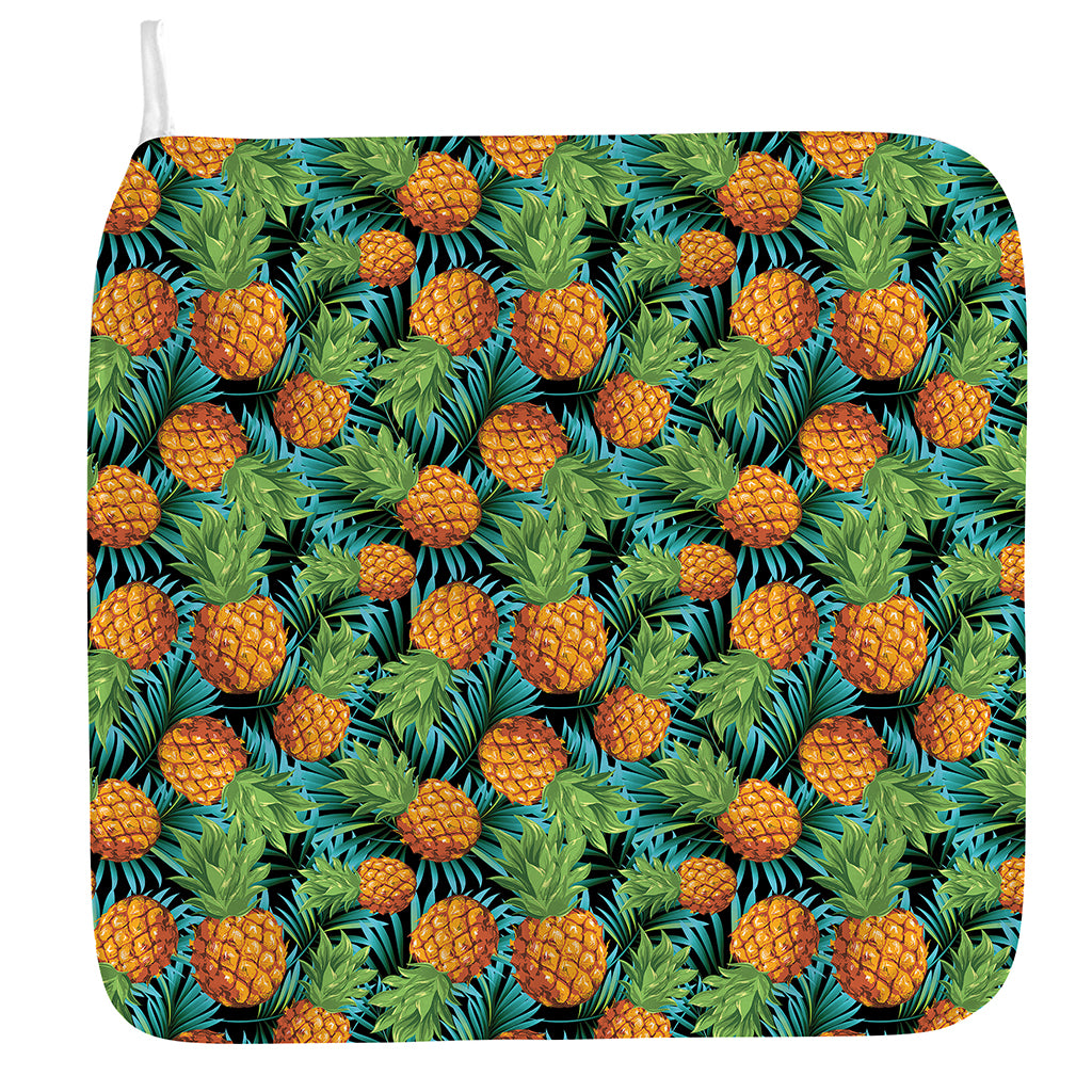 Exotic Tropical Pineapple Pattern Print Hand Towel