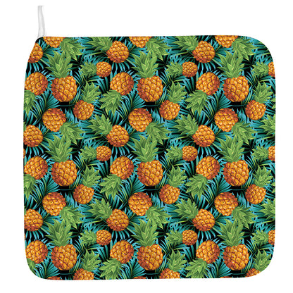 Exotic Tropical Pineapple Pattern Print Hand Towel