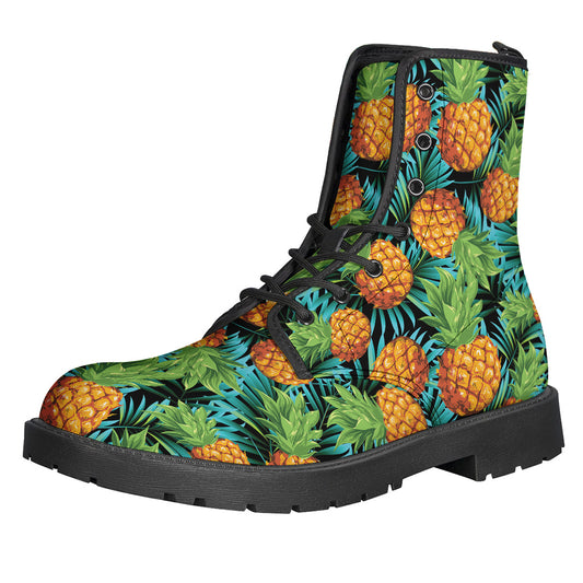 Exotic Tropical Pineapple Pattern Print Backpack