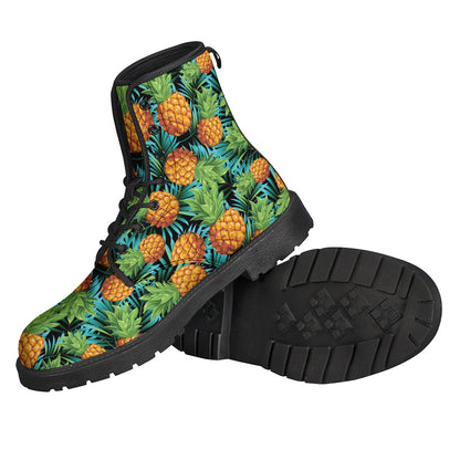 Exotic Tropical Pineapple Pattern Print Backpack
