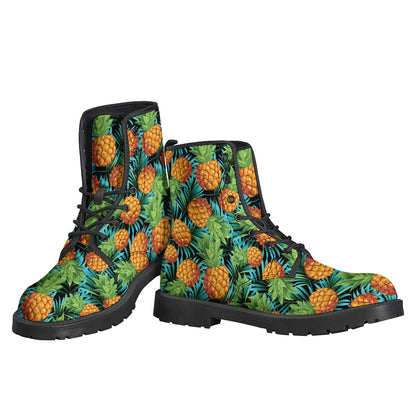 Exotic Tropical Pineapple Pattern Print Backpack