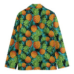 Exotic Tropical Pineapple Pattern Print Men's Blazer