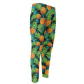 Exotic Tropical Pineapple Pattern Print Men's Compression Pants
