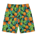 Exotic Tropical Pineapple Pattern Print Men's Swim Trunks