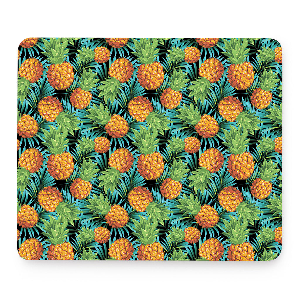 Exotic Tropical Pineapple Pattern Print Mouse Pad