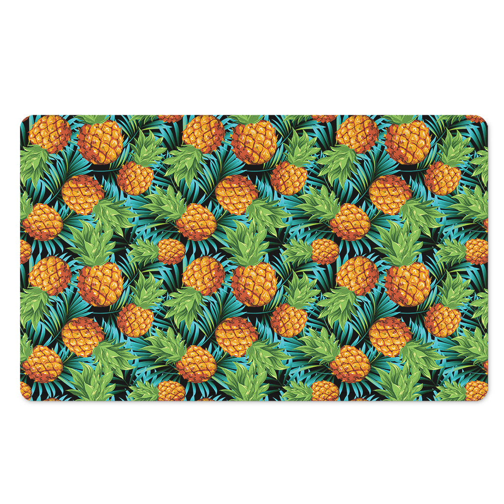 Exotic Tropical Pineapple Pattern Print Polyester Doormat