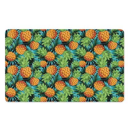 Exotic Tropical Pineapple Pattern Print Polyester Doormat