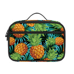Exotic Tropical Pineapple Pattern Print Portable Lunch Bag