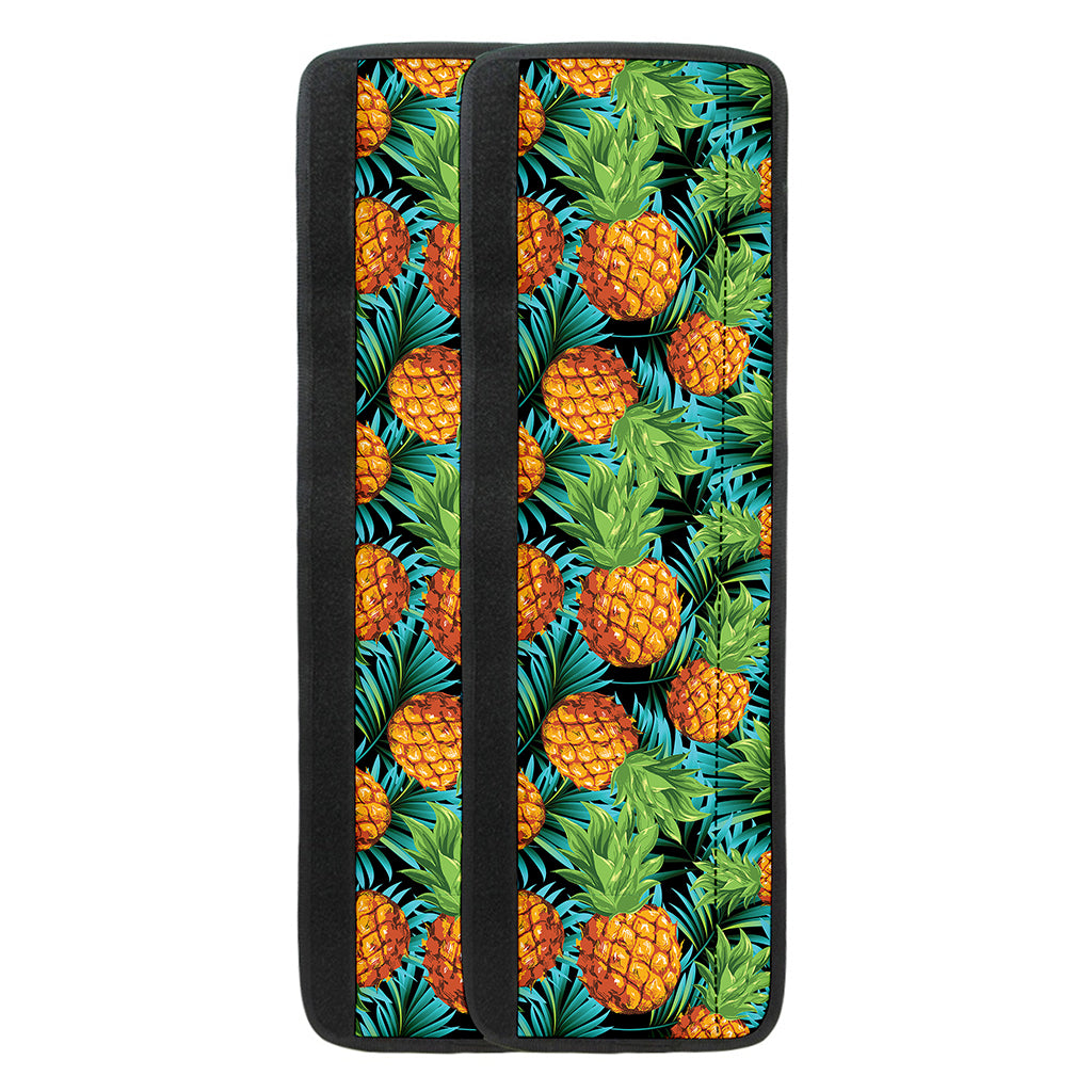 Exotic Tropical Pineapple Pattern Print Refrigerator Handle Covers