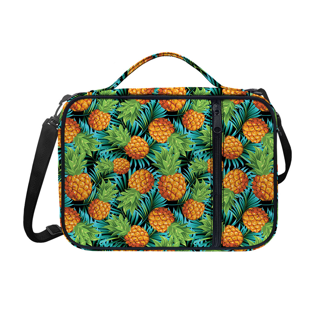 Exotic Tropical Pineapple Pattern Print Shoulder Strap Bible Bag