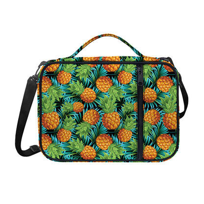 Exotic Tropical Pineapple Pattern Print Shoulder Strap Bible Bag
