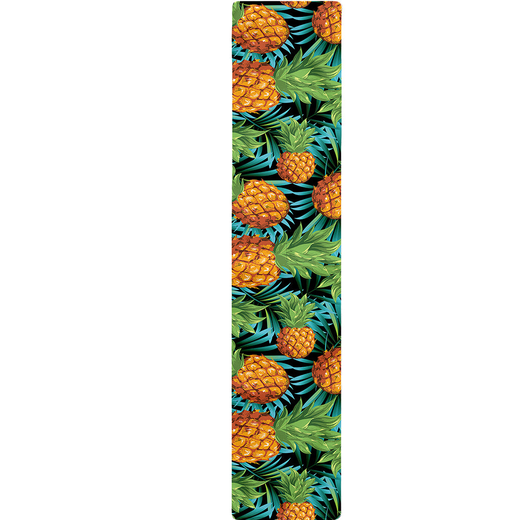Exotic Tropical Pineapple Pattern Print Table Runner