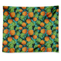 Exotic Tropical Pineapple Pattern Print Tapestry