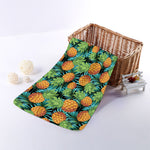 Exotic Tropical Pineapple Pattern Print Towel
