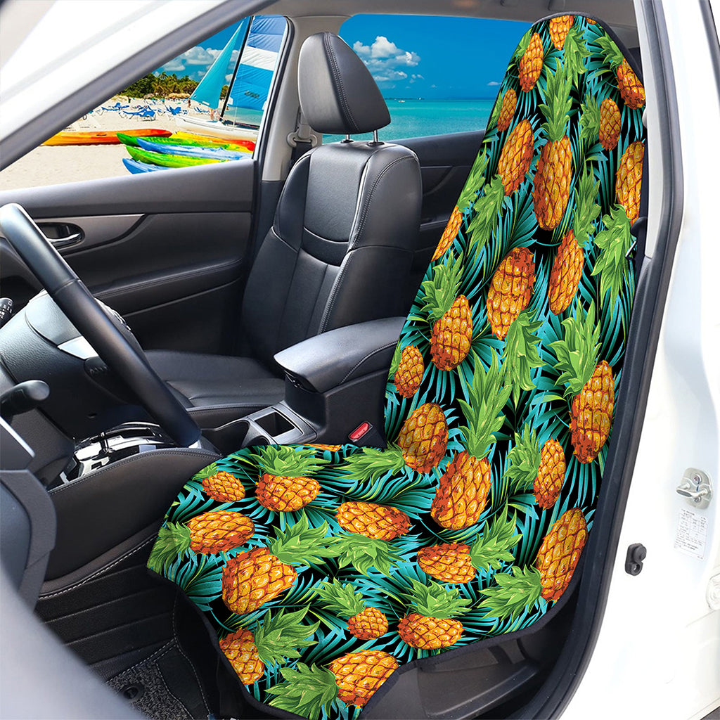 Exotic Tropical Pineapple Pattern Print Waterproof Car Seat Cover