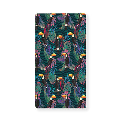 Exotic Tropical Toucan Pattern Print Baby Crib Sheet