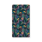 Exotic Tropical Toucan Pattern Print Baby Crib Sheet
