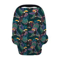 Exotic Tropical Toucan Pattern Print Baby Seat Cover