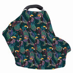 Exotic Tropical Toucan Pattern Print Baby Seat Cover
