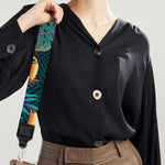 Exotic Tropical Toucan Pattern Print Bag Strap