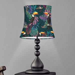 Exotic Tropical Toucan Pattern Print Bell Lamp Shade