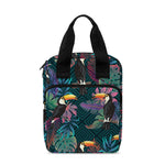 Exotic Tropical Toucan Pattern Print Bible Tote Bag