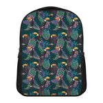 Exotic Tropical Toucan Pattern Print Casual Backpack