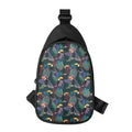 Exotic Tropical Toucan Pattern Print Sling Bag