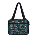 Exotic Tropical Toucan Pattern Print Double Strap Bible Bag