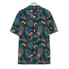 Exotic Tropical Toucan Pattern Print Hawaiian Shirt