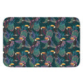 Exotic Tropical Toucan Pattern Print Indoor Door Mat