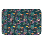 Exotic Tropical Toucan Pattern Print Indoor Door Mat