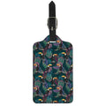 Exotic Tropical Toucan Pattern Print Luggage Tag