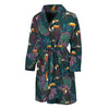 Exotic Tropical Toucan Pattern Print Men's Bathrobe