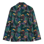 Exotic Tropical Toucan Pattern Print Men's Blazer