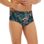 Exotic Tropical Toucan Pattern Print Men's Briefs