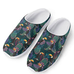 Exotic Tropical Toucan Pattern Print Mesh Casual Shoes
