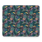Exotic Tropical Toucan Pattern Print Mouse Pad