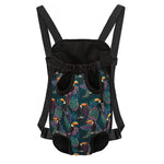Exotic Tropical Toucan Pattern Print Pet Carrier Backpack