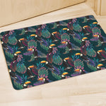 Exotic Tropical Toucan Pattern Print Polyester Doormat
