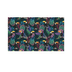 Exotic Tropical Toucan Pattern Print Polyester Flag