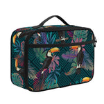 Exotic Tropical Toucan Pattern Print Portable Lunch Bag