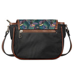 Exotic Tropical Toucan Pattern Print Saddle Bag