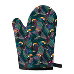 Exotic Tropical Toucan Pattern Print Single Oven Mitt