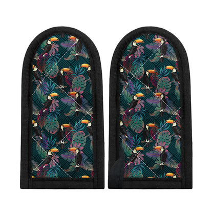 Exotic Tropical Toucan Pattern Print Skillet Handle Cover