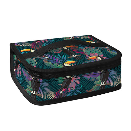 Exotic Tropical Toucan Pattern Print Small Lunch Bag