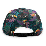 Exotic Tropical Toucan Pattern Print Snapback Cap