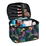 Exotic Tropical Toucan Pattern Print Travel Makeup Bag