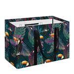 Exotic Tropical Toucan Pattern Print Utility Tote Bag
